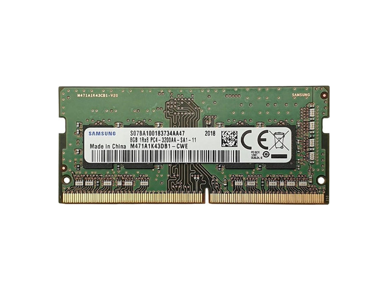 M471A1K43DB1-CWED0  Samsung SODIMM DDR4 8GB 3200MHz (PC4-25600) 1.2V