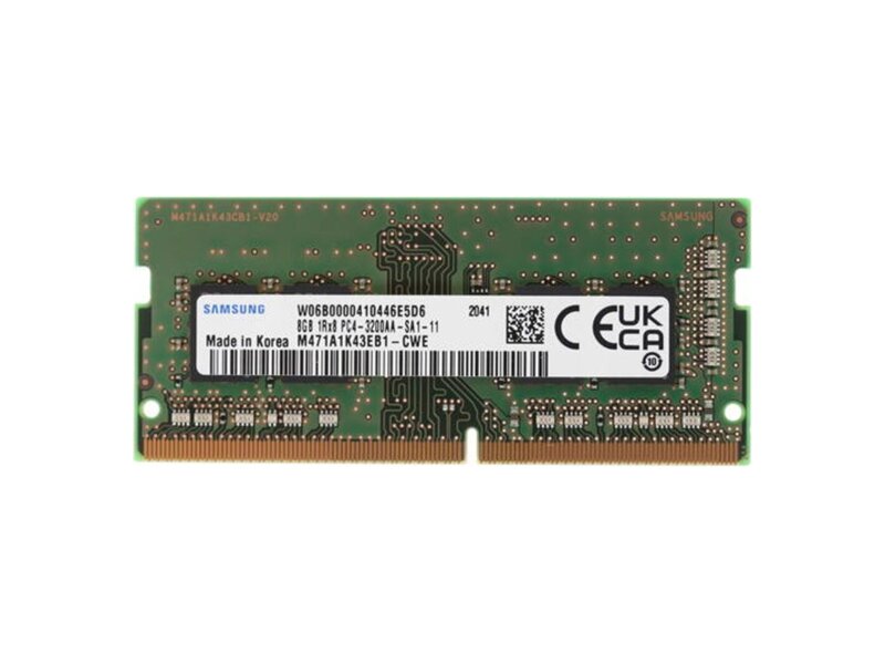 M471A1K43EB1-CWE  Samsung SODIMM DDR4 8Gb 3200MHz (PC4-25600) CL22 1.2V