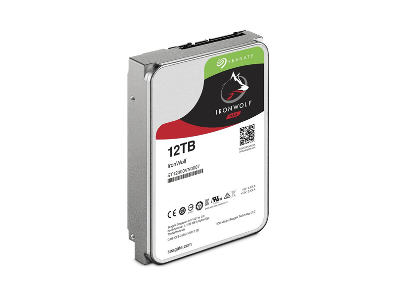 ST12000VN0007  HDD Seagate Ironwolf NAS ST12000VN0007 (3.5'', 12TB, 256Mb, 7200rpm, SATA6G) 1