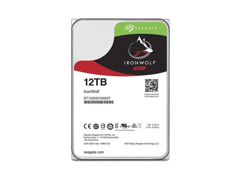 ST12000VN0007  HDD Seagate Ironwolf NAS ST12000VN0007 (3.5'', 12TB, 256Mb, 7200rpm, SATA6G) 2