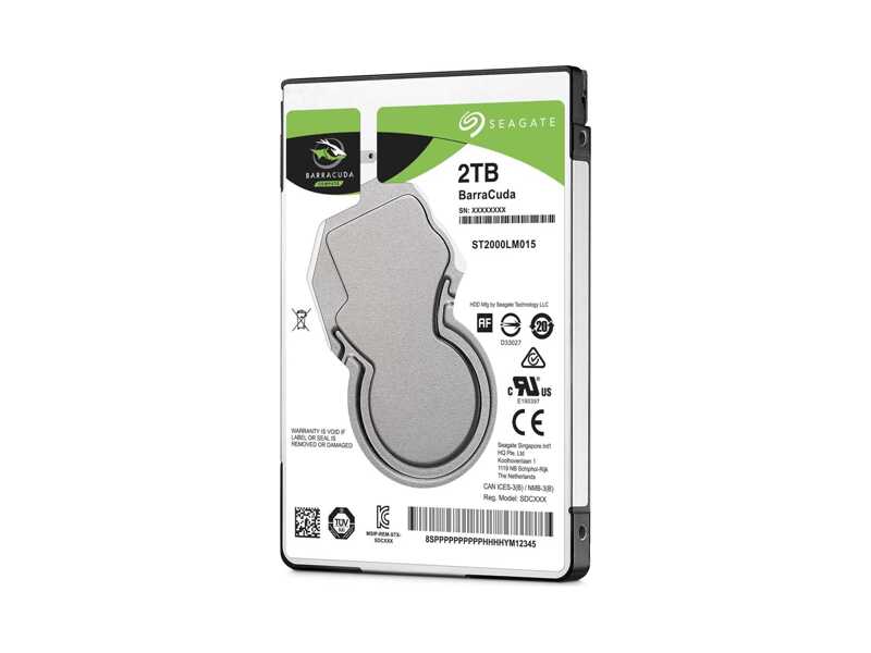 ST2000LM015.CN  HDD Seagate ST2000LM015 Barracuda 2TB 2.5'' SATA 6G 5400rpm 128MB