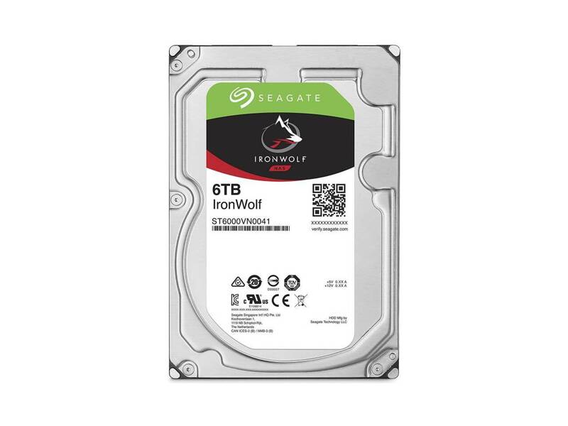 ST6000VN0041  HDD Seagate Ironwolf Guardian NAS ST6000VN0041 (3.5'', 6TB, 128Mb, 7200rpm, SATA6G) 3