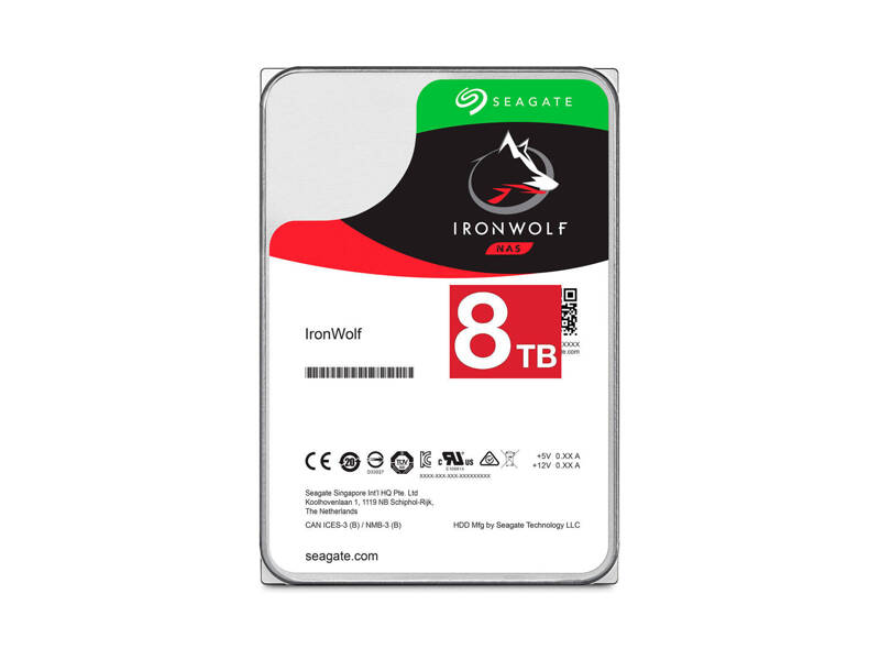 ST8000VN002  HDD Seagate NAS Ironwolf 512E 8TB 3.5'' SATA 6G 5400rpm 256MB
