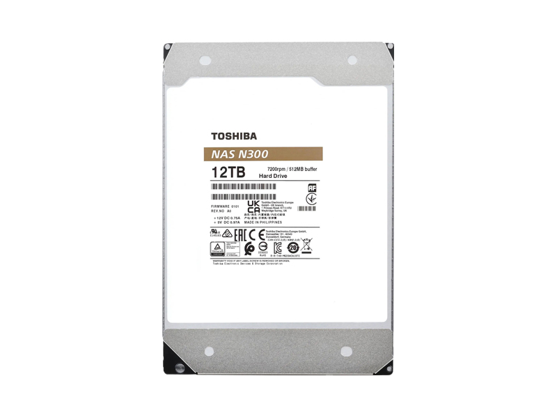 HDWG51CXZSTA  HDD Toshiba N300 NAS 12TB 3.5'' SATA 6G 7200rpm 512MB