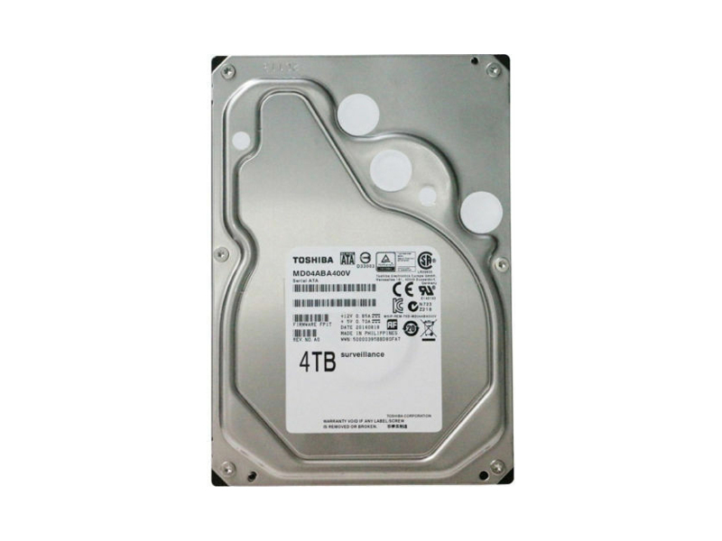 MD04ABA400V  HDD Video Toshiba MD04ABA400V (3.5'', 4TB, 128Mb, Low Spin, SATA6G)