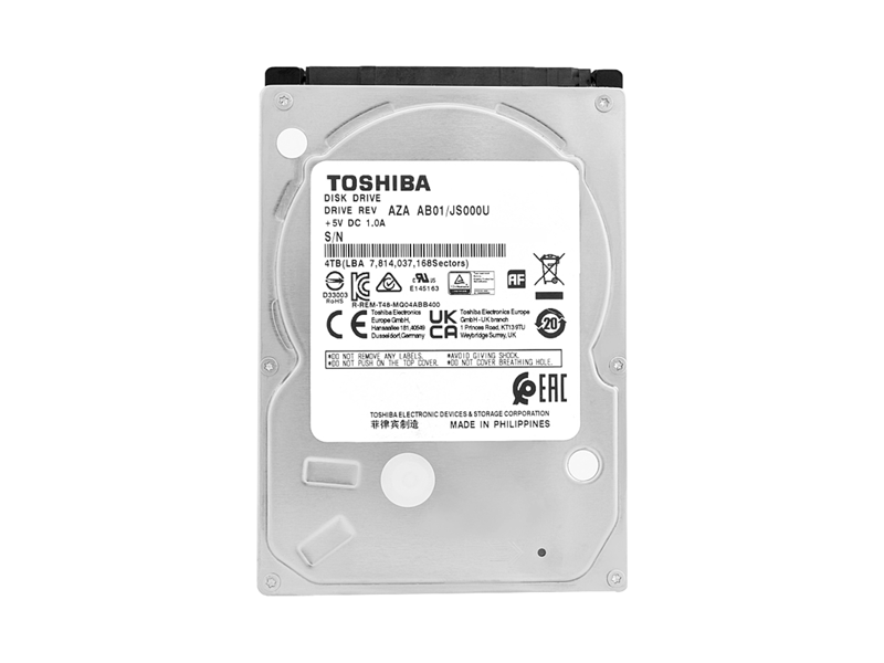 MQ04ABB400R  HDD Toshiba 4TB 2.5'' SATA 6G 5400rpm 128MB