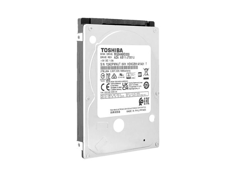 MQ04ABD200  HDD Toshiba 2TB 2.5'' SATA 6G 5400rpm 128MB