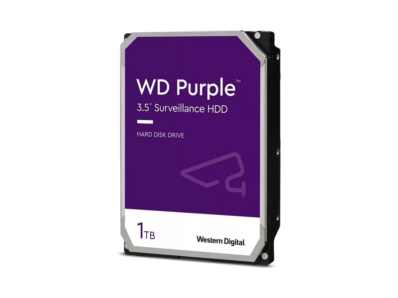 WD11PURZ  HDD Western Digital Purple WD11PURZ 1TB 3.5'' 5400 RPM 64MB SATA-III DV&NVR для систем видеонаблюдения