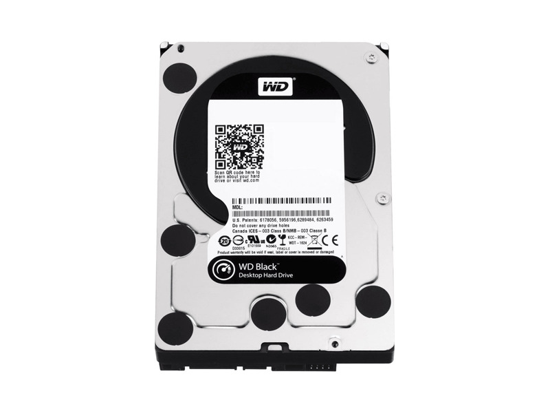 WD4004FZWX  HDD Desktop WD BLACK WD4004FZWX (3.5'', 4TB, 128Mb, 7200rpm, SATA6G) 1