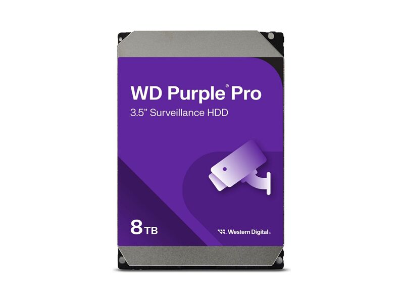 WD8002PURP  HDD WD 8TB 3.5'' SATA6G 7200rpm 256MB Surveillance Purple Pro