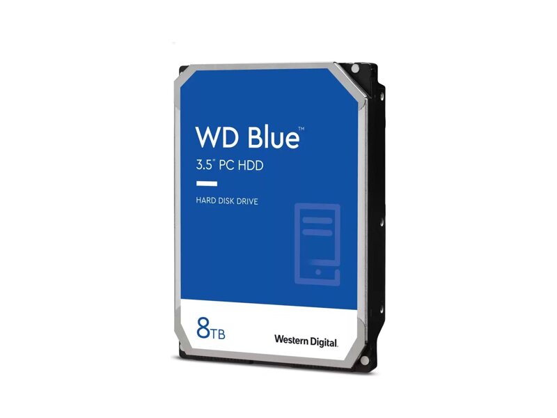 WD80EAZZ  HDD WD 8TB WD Blue (WD80EAZZ) (Serial ATA III, 5640 rpm, 128Mb buffer)