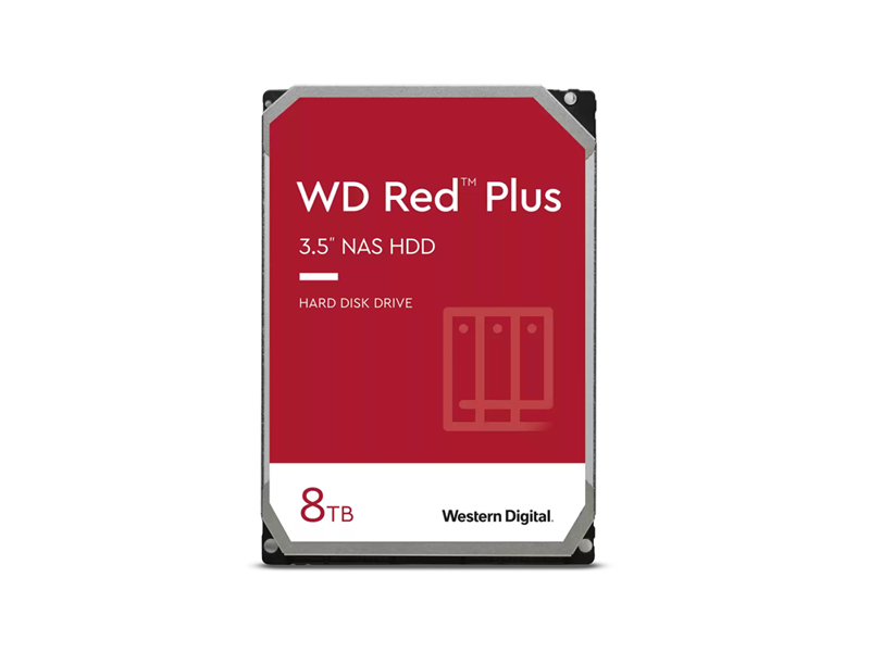 WD80EFPX  HDD WD SATA-III 8TB WD80EFPX NAS Red Plus (5640rpm) 256Mb 3.5''
