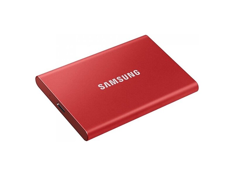 MU-PC2T0R/WW  SSD Samsung 1.8'' 2TB T7 Red External SSD MU-PC2T0R/ WW USB 3.2 Gen 2 Type-C, 1050/ 1000, RTL