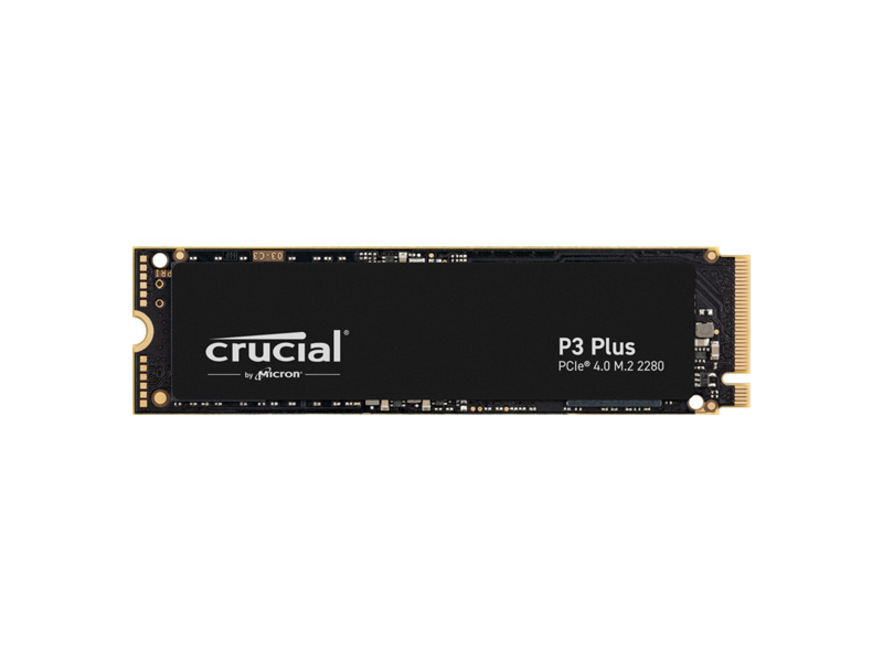 CT1000P3PSSD8  SSD Crucial P3 Plus 1TB PCIe M.2 2280 SSD CT1000P3PSSD8 NVMe (PCIe Gen 4 x4), 3D NAND, R/ W 3600/ 5000MB/ s, TBW 220, DWPD 0