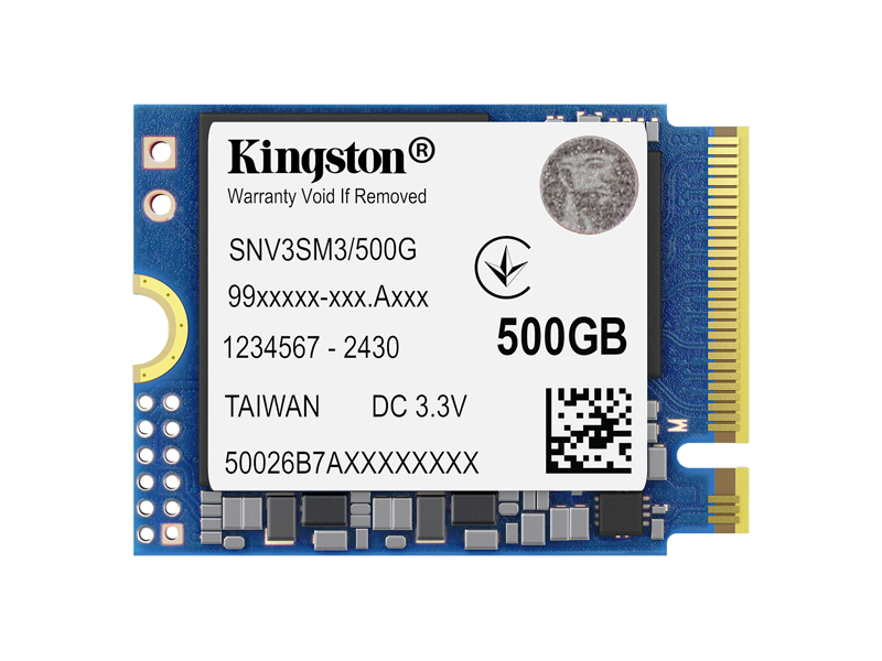 SNV3SM3/500G  SSD Kingston 500GB M.2 2230 NVMe PCI-E Gen4 x4 5000 MB/ s