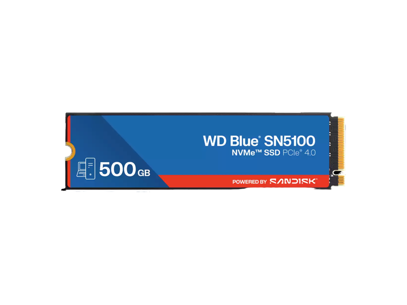 WDS500G5B0E  SSD WD Blue SN5000 500GB M.2 2280 NVMe PCI-E Gen4 x4 5000 MB/ s DWPD 0.3