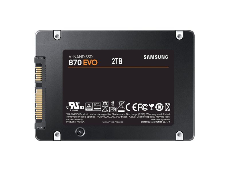 MZ-77E2T0B/AM  SSD Samsung EVO 2TB 2.5'' SATA 6G 560/ 530 MB/ s 1