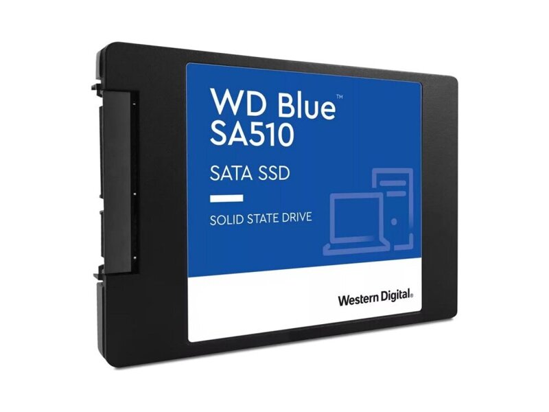 WDS100T3B0A  WD SSD Blue SA510, 1.0TB, 2.5'' 7mm, SATA3, R/ W 560/ 530MB/ s, IOPs 95 000/ 84 000, TBW 400, DWPD 0.2