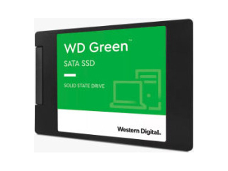 WDS100T3G0A  WD 1TB SSD Green 3D NAND WDS100T3G0A 2, 5'' SATA-III (TLC)
