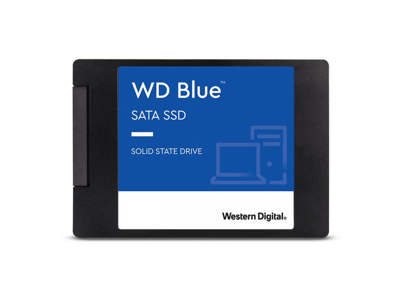 WDS200T3B0A  SSD WD Blue, 2.0TB, 2.5'' 7mm, SATA3, R/ W 560/ 530MB/ s, IOPs 95 000/ 84 000, TBW 500, DWPD 0.1