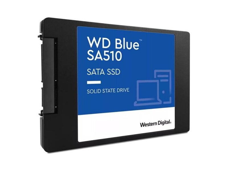 WDS250G3B0A  WD SSD Blue SA510, 250GB, 2.5'' 7mm, SATA3, R/ W 550/ 525MB/ s, IOPs 95 000/ 81 000, TBW 100, DWPD 0.2
