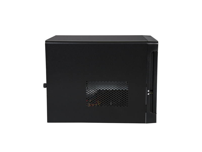 6130959  Серверный корпус InWin MS04-2(PF052)/ 1U Flex PSU/ miniITX/ 4x3.5''/ 2.5'' SATA/ SAS/