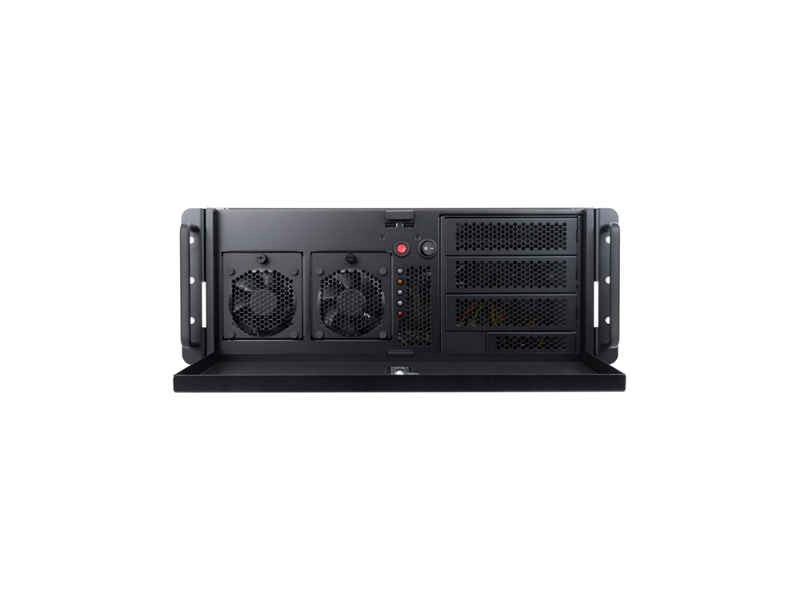 6131851 Серверный корпус InWin IW-R400-01N/ 4U/ EATX/ EEB/ 2xUSB8x2.5''/ 3.5''SATA/ SAS/ fan 8025mm 4200RPM.2/ Front fan 8025mm 4200RPM.2/ Front door/ Air filter for front door