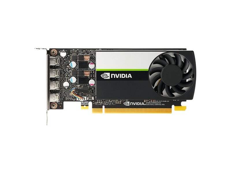 900-5G172-1721-000  Nvidia Quadro T600 4GB GDDR6 PCI-E x16 (LP bracket + ATX bracket + mDP-DP cables)