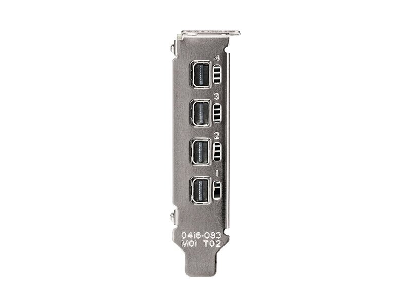 900-5G172-1721-000  Nvidia Quadro T600 4GB GDDR6 PCI-E x16 (LP bracket + ATX bracket + mDP-DP cables) 1
