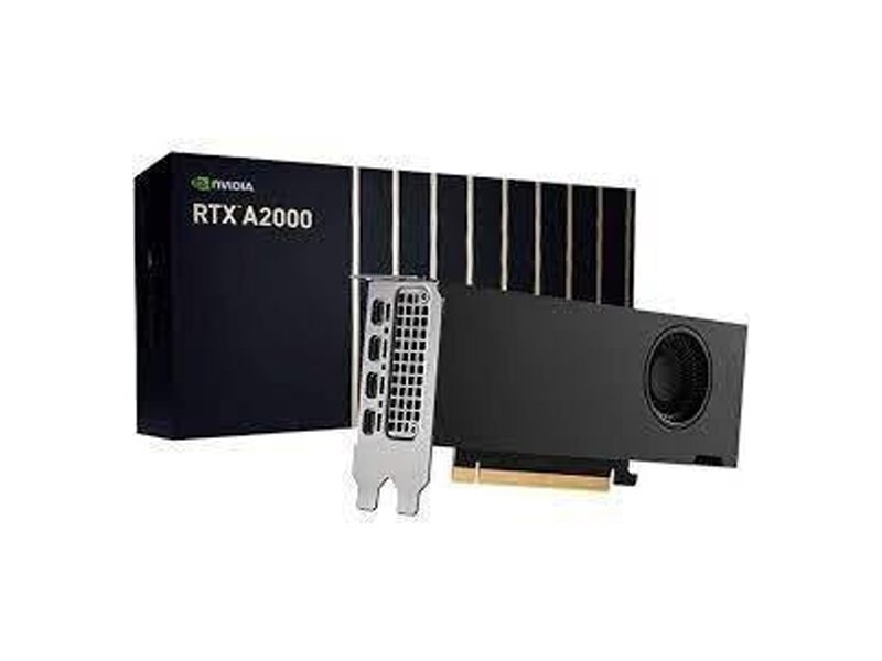 900-5G192-2551-000  Nvidia A2000 RTX 12 GB GDDR6 192-bit 4x mDP 1.4a