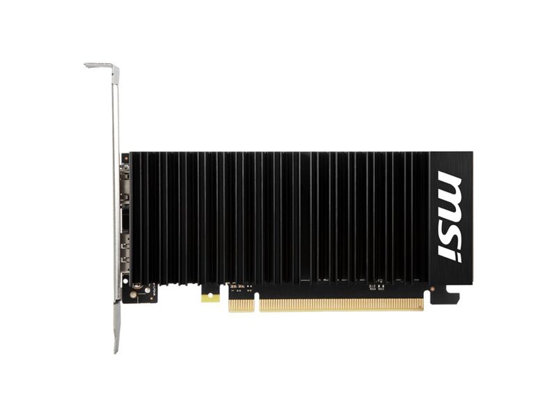 GT 1030 2GHD4 LP OC  Видеокарта MSI GeForce GT 1030 NVIDIA GeForce GT 1030 2GB 64bit DDR4 PCI-E Gen3 HDMI DP