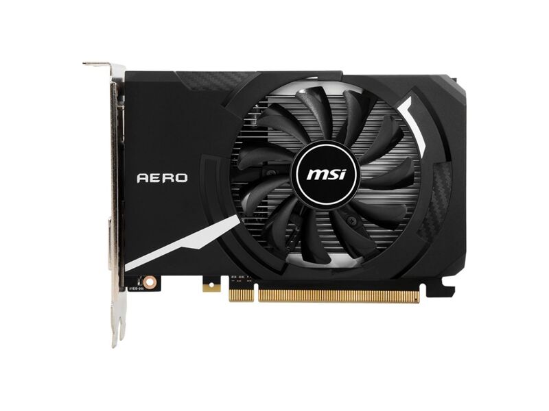 GT 1030 AERO ITX 2GD4 OC  Видеокарта MSI GeForce GT 1030 AERO ITX NVIDIA GeForce GT 1030 2GB 64bit DDR4 PCI-E Gen3 HDMI DVI 1