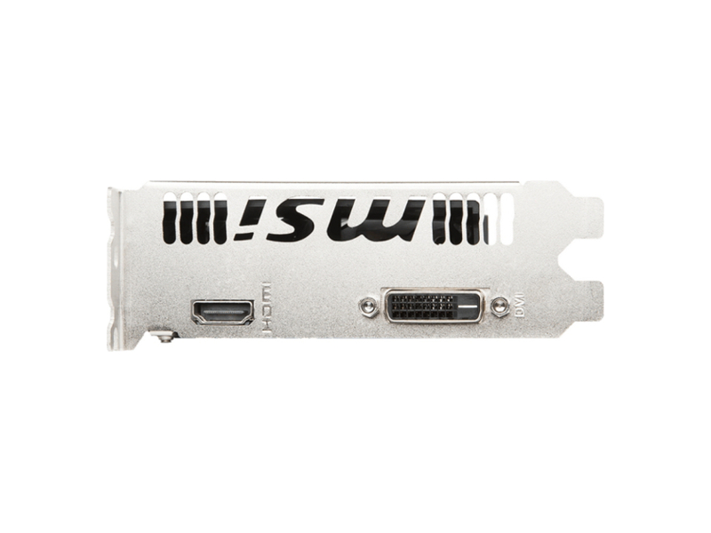 912-V809-2824  Видеокарта MSI GT1030 AERO ITX 4GD4 4GB DDR4 64-bit OC HDMI SL-DVI-D 1FAN RTL 1