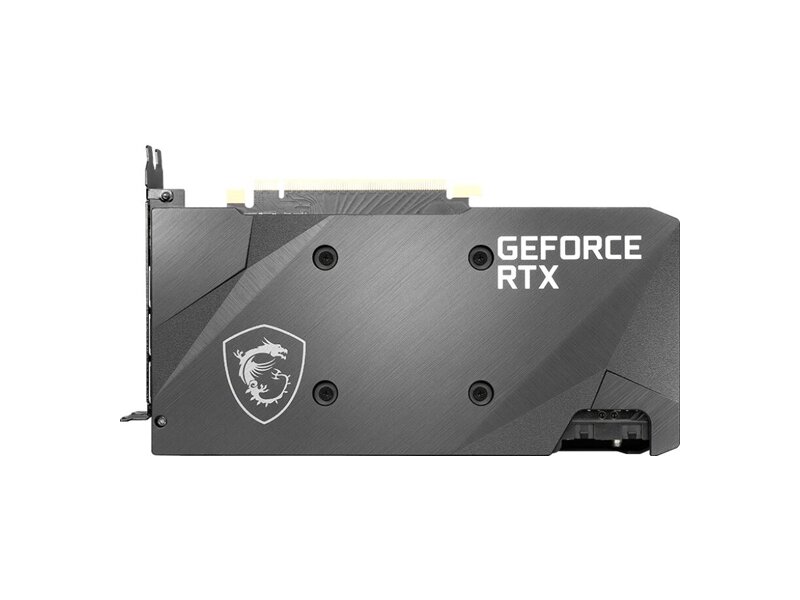 GeForce-RTX-3060-Ti-VENTUS-2X-8GD6X-OC  Видеокарта MSI GeForce RTX 3060 Ti VENTUS 2X 8GD6X OC 8 Гб PCI Express 4.0 16x GDDR6X VR Ready C поддержкой LHR 3 x DisplayPort v1.4, HDMI 2.1 GeForce® RTX 3060 Ti 256 бит TORX 3.0 1