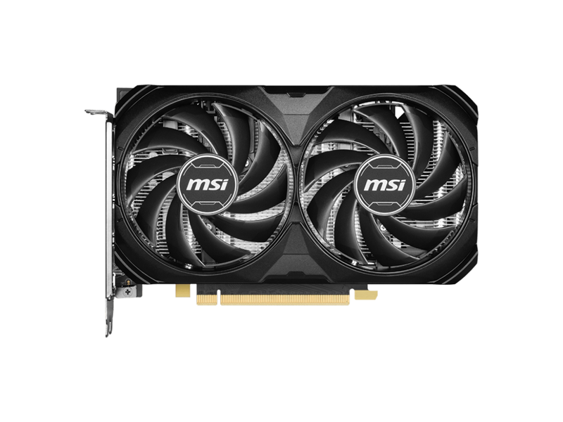GeForce RTX 4060 Ti 8G VENTUS 2X BLACK E1 OC Видеокарта MSI GeForce RTX 4060 Ti/ 8GB / 128bit/ GDDR6/ PCI-E Gen4 x16/ HDMI / 3xDP