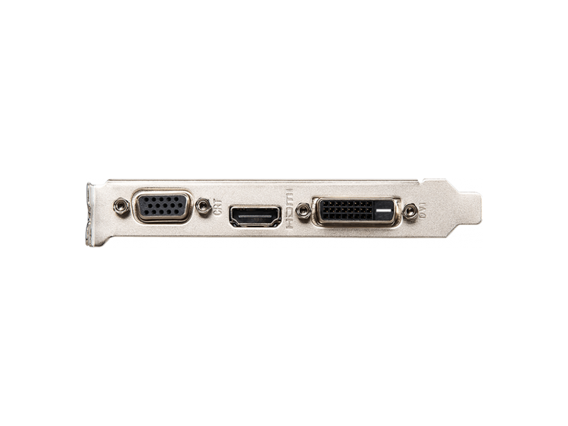 N730K-2GD3/LP  Видеокарта MSI PCI-E N730K-2GD3/ LP NVIDIA GeForce GT 730 2048Mb 64 GDDR3 902/ 1600 DVIx1 HDMIx1 CRTx1 HDCP Ret low profile 1