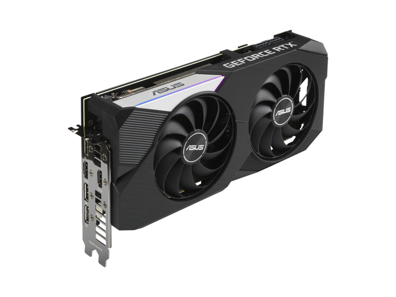 90YV0FQD-M0NA00  ASUS DUAL-RTX3070-8G-V2 8GB GDDR6 256bit 2xHDMI 3xDP LHR RTL (5) (320036)