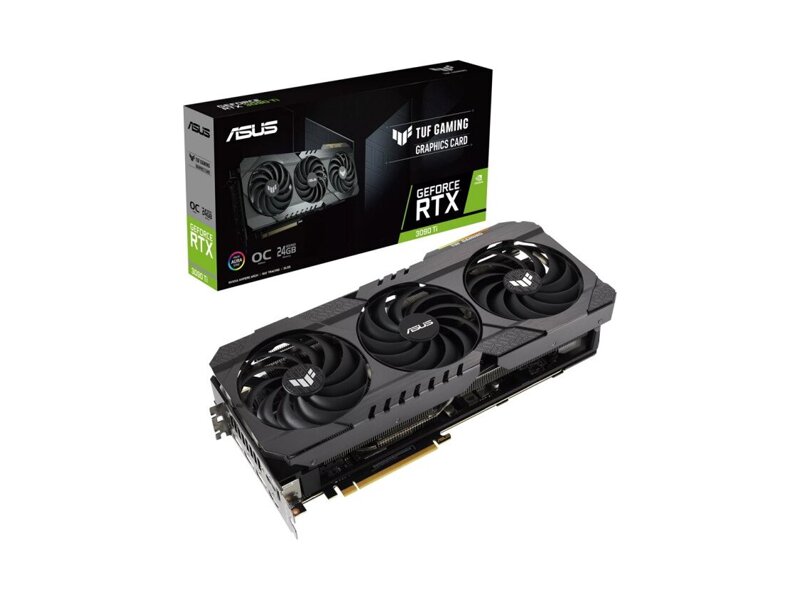 90YV0HC1-M0NA00  ASUS TUF-RTX3090TI-O24G-GAMING RTX3090TI, HDMI*2, DP*3, 24G, D6X TUF RTL