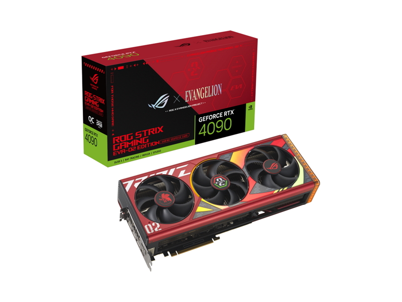 90YV0ID5-M0NM00  Видеокарта Asus ROG-STRIX-RTX4090-O24G-EVA-02-EDITION
 / RTX4090, HDMI*2, DP*3, 24G, D6X