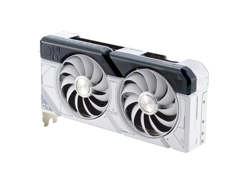 90YV0K84-M0NA00  Видеокарта Asus DUAL-RTX4070S-O12G-WHITE / RTX4070S, HDMI, DP*3, 12G, D6X