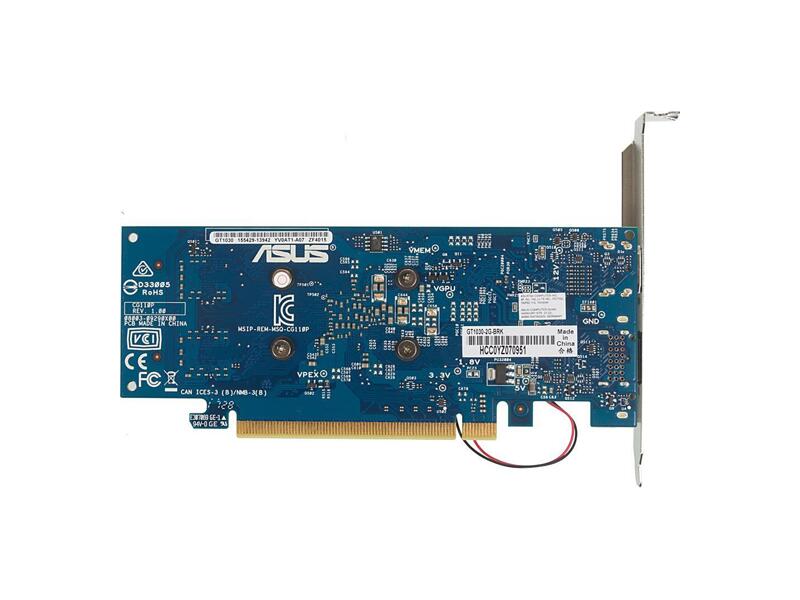 GT1030-2G-BRK  Видеокарта Asus Nvidia GT1030-2G-BRK/ / GT1030, DP, HDMI, 2G, D5, 90YV0AT2-M0NA00