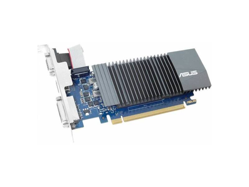90YV0AL1-M0NA00  ASUS PCI-E GT710-SL-2GD5 nVidia GeForce GT 710 2048Mb 64bit GDDR5 954/ 5012 DVIx1/ HDMIx1/ CRTx1/ HDCP Ret low profile 0