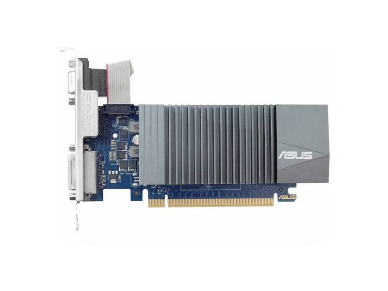 90YV0AL1-M0NA00  ASUS PCI-E GT710-SL-2GD5 nVidia GeForce GT 710 2048Mb 64bit GDDR5 954/ 5012 DVIx1/ HDMIx1/ CRTx1/ HDCP Ret low profile 2