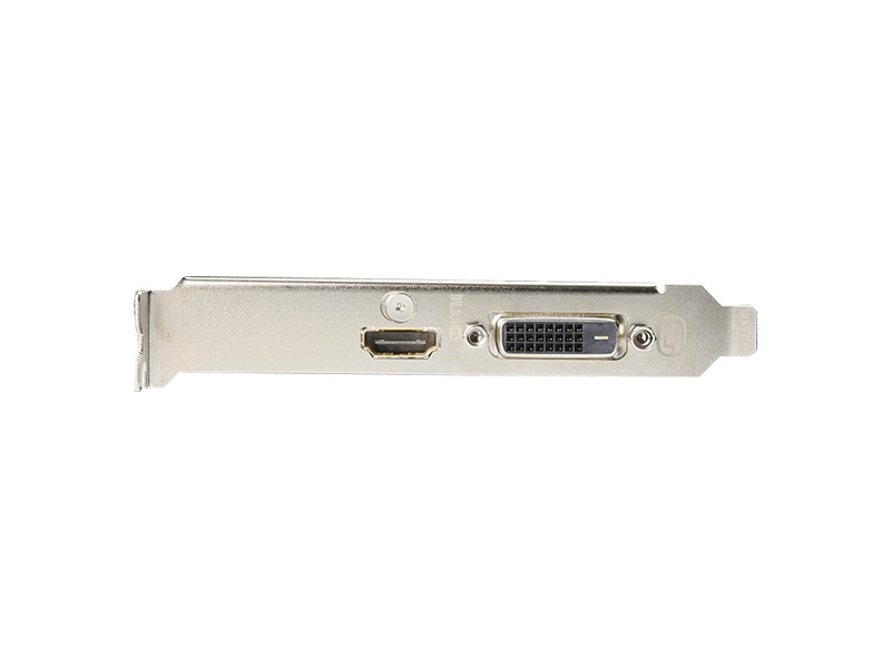 GV-N1030D4-2GL  Видеокарта Gigabyte PCI-E GV-N1030D4-2GL nVidia GeForce GT 1030 2048Mb 64bit DDR4 1177/ 2100 DVIx1/ HDMIx1/ HDCP Ret low profile 1