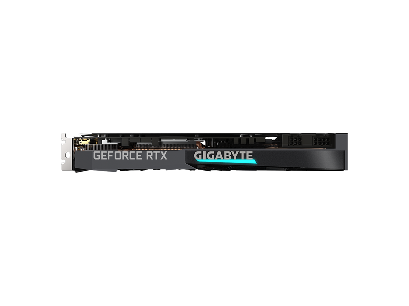 GV-N3070EAGLE OC-8GD  Видеокарта Gigabyte PCI-E 4.0 GV-N3070EAGLE OC-8GD NVIDIA GeForce RTX 3070 8192Mb 256 GDDR6 1815/ 14000/ HDMIx2/ DPx2/ HDCP Ret 1