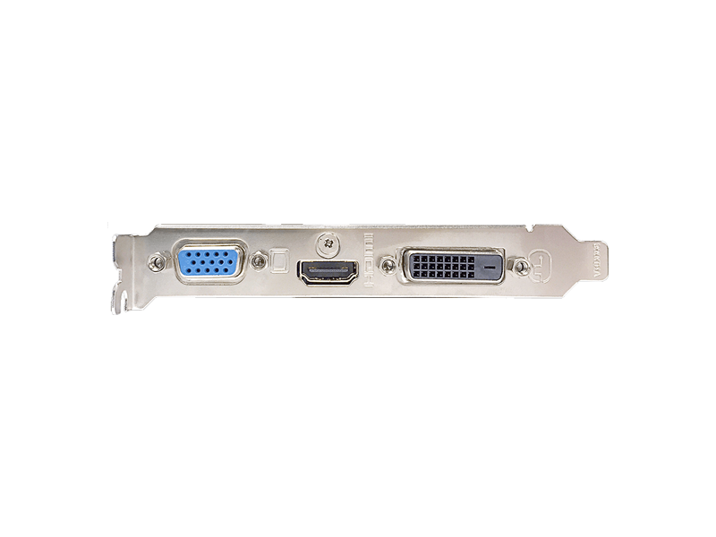 GV-N710D5-2GIL  Видеокарта Gigabyte PCI-E GV-N710D5-2GIL nVidia GeForce GT 710 2048Mb 64bit GDDR5 954/ 5010 DVIx1/ HDMIx1/ CRTx1/ HDCP Ret low profile 1