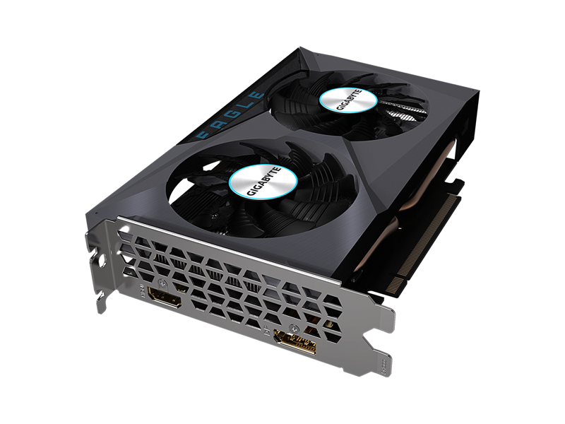 GV-R65XTEAGLE-4GD Видеокарта Gigabyte GV-R65XTEAGLE-4GD 4GB GDDR6 Radeon RX 6500 XT EAGLE PCI-E 4.0 DisplayPort, HDMI