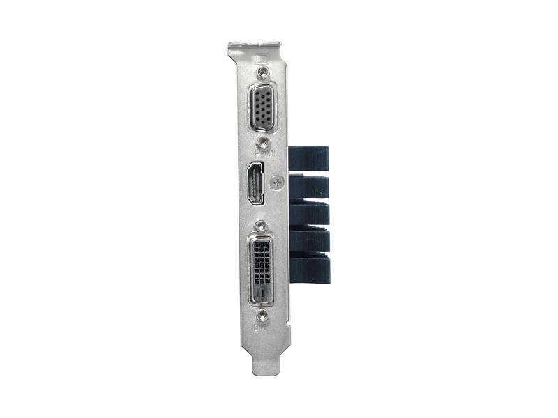 GT710-SL-2GD5-BRK-EVO  Видеокарта Asus GT710-SL-2GD5-BRK-EVO NVIDIA GeForce GT 710 2Gb 64bit GDDR5 PCI-E 954/ 5012 DVI HDMI CRT HDCP Ret low profile 1