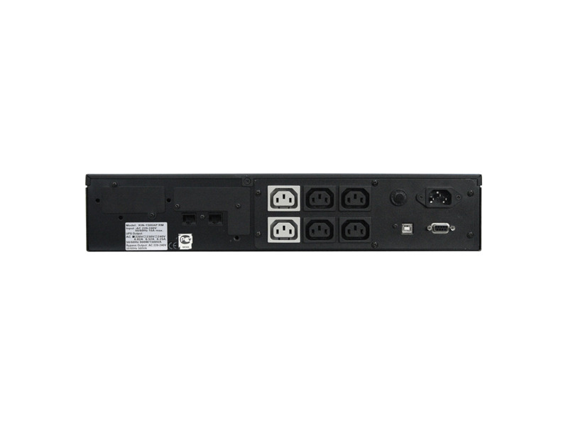 KIN-1200AP-RM-2U-LCD  ИБП Powercom Smart-UPS King Pro RM, Интерактивная, 1200 ВА / 960 Вт, Rack, IEC, LCD, Serial+USB, USB, SmartSlot 1