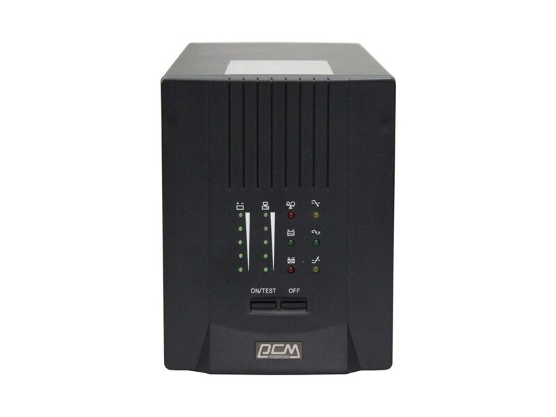 SPT-1000  ИБП Powercom SMART KING PRO+, Line-Interactive, 1000VA / 700W, Tower, IEC, Serial+USB, SmartSlot